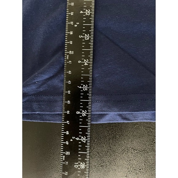 Vineyard Vines Snowboard Whale Long-Sleeve Pocket Tee Navy Blue Large‎ - Picture 9 of 11